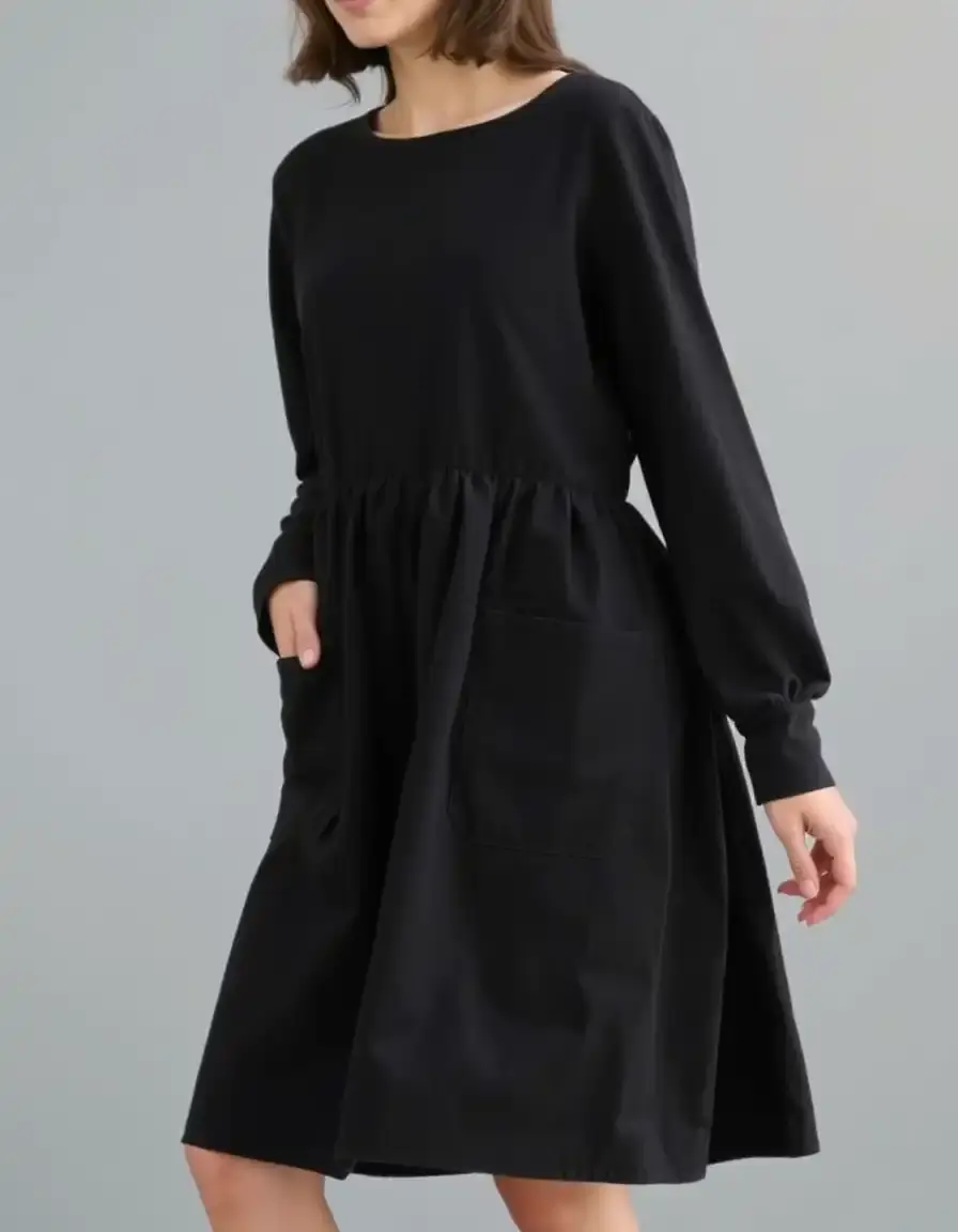Black A-Line Dress
