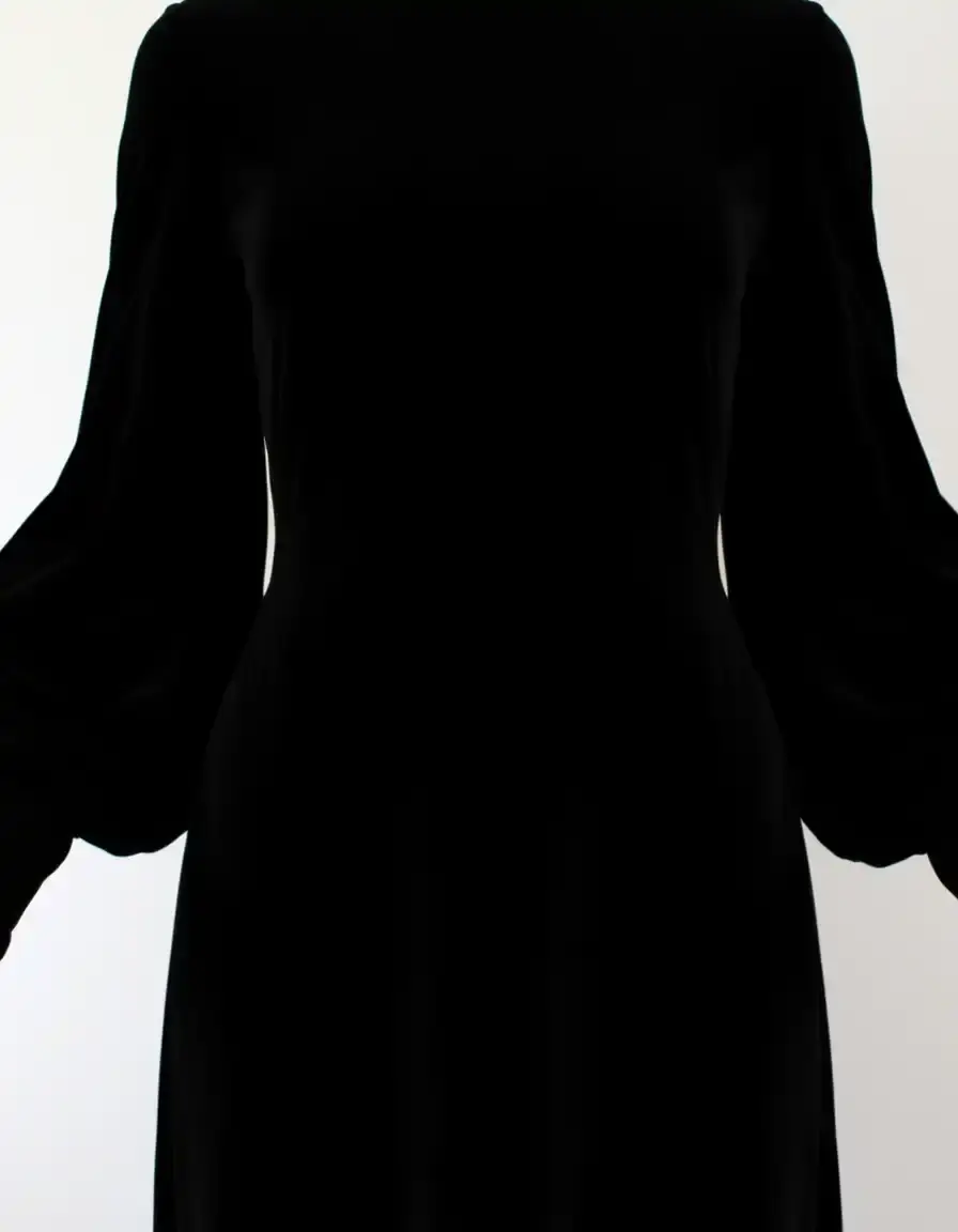Black Velvet Dress