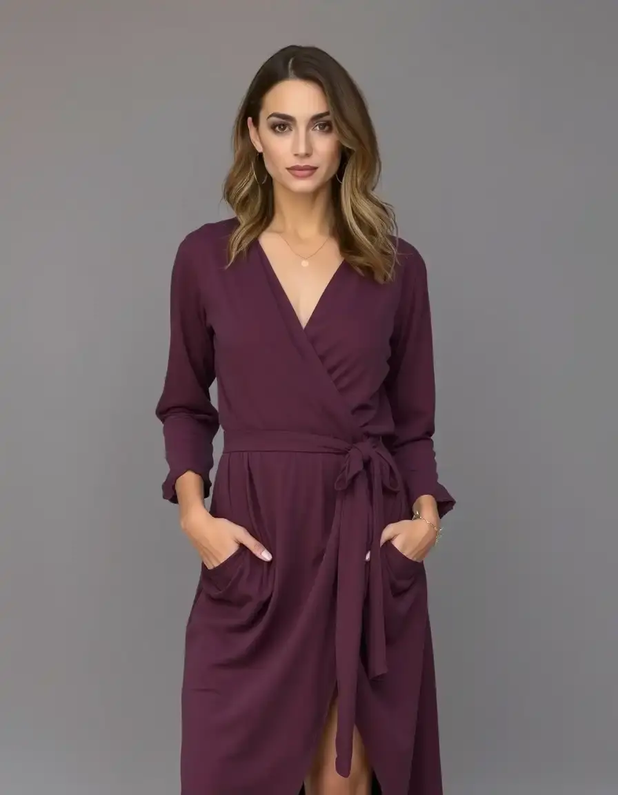 Robe cache-cœur polyvalente