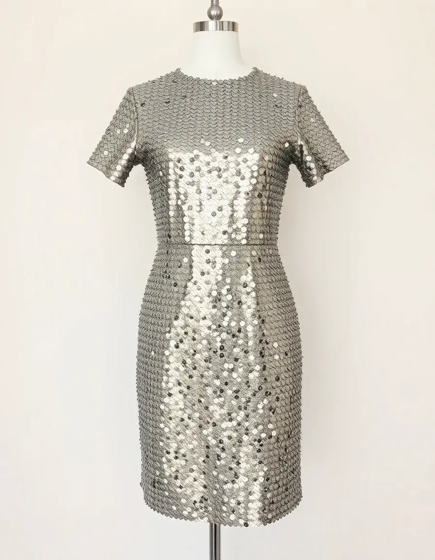 Robe patineuse à sequins pour soirée