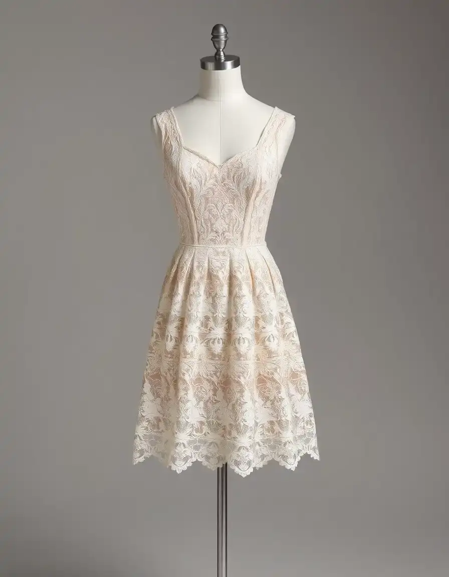 Robe portefeuille dentelle élégante