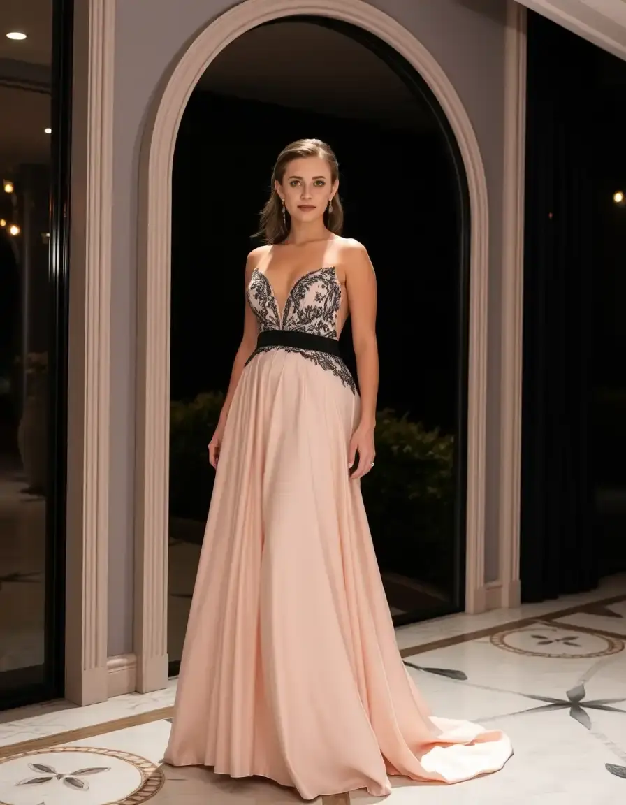 Plus Size Evening Gown robe de soirée