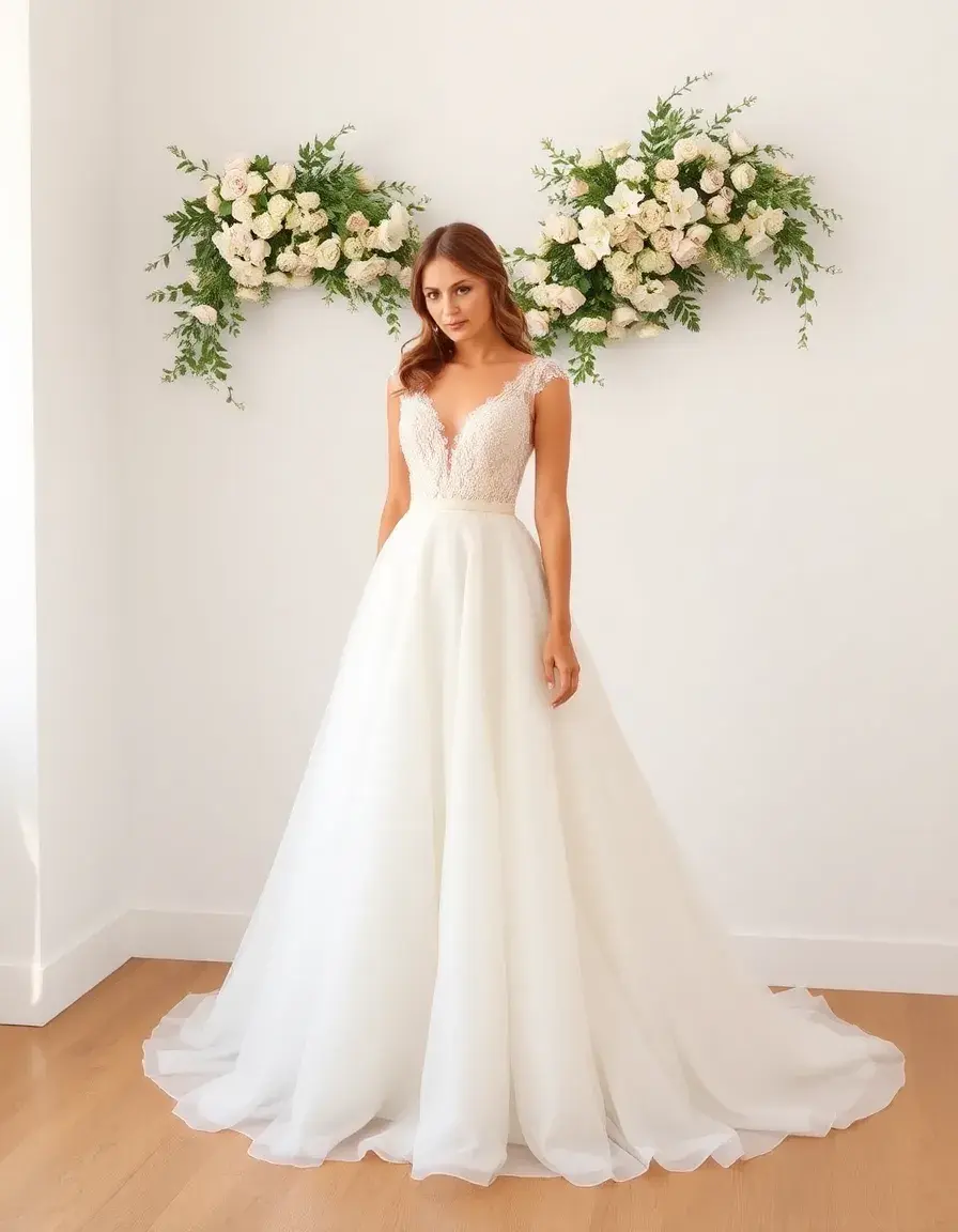 Location robe de mariée coupe A-line