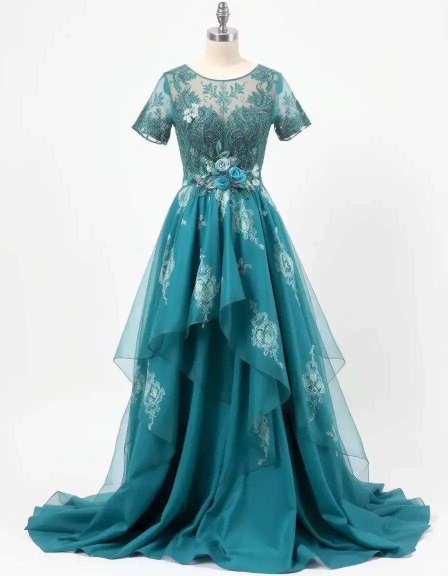 Robe de mariée couleur unique