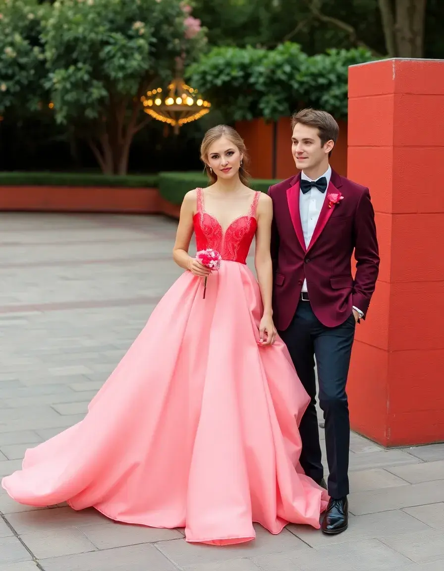 Robe de cocktail rouge vibrante