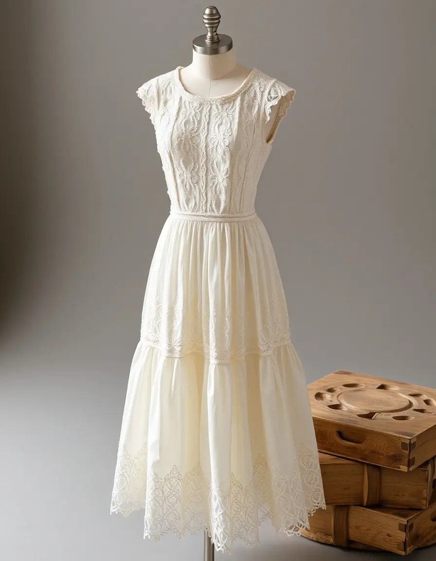 Robe légère en maille de coton
