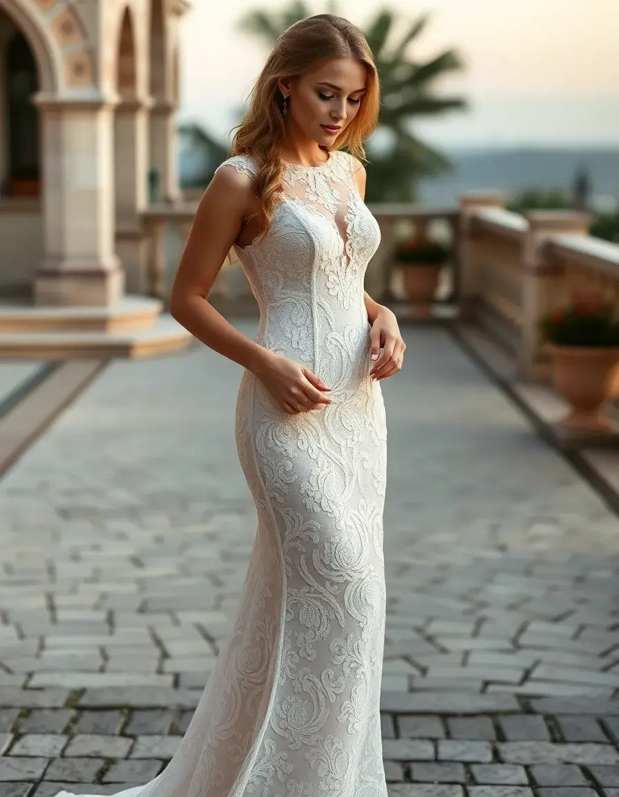 Lace Moulante Dress - Robe en dentelle ajustée