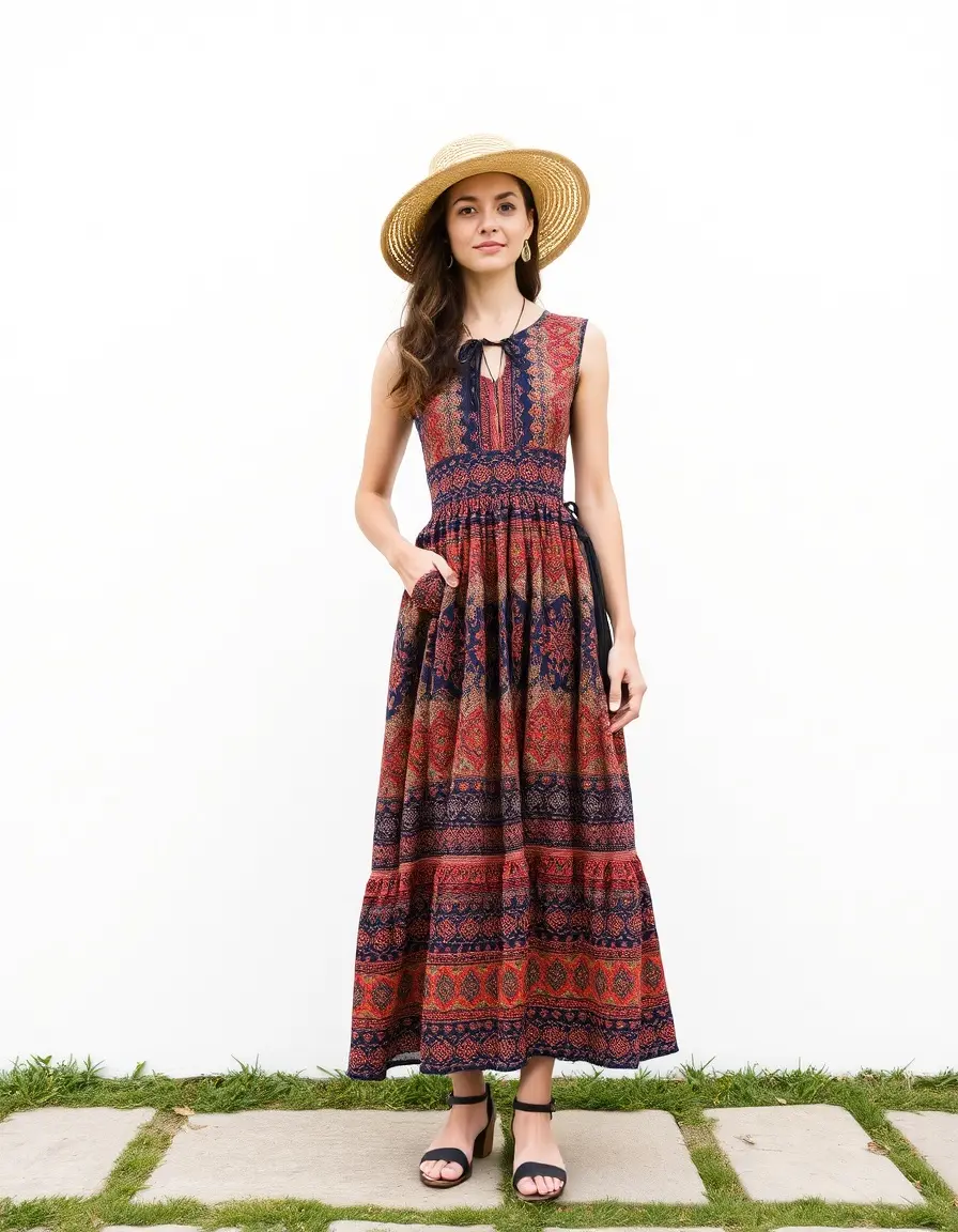 Printed Moulante Dress - Robe imprimée ajustée