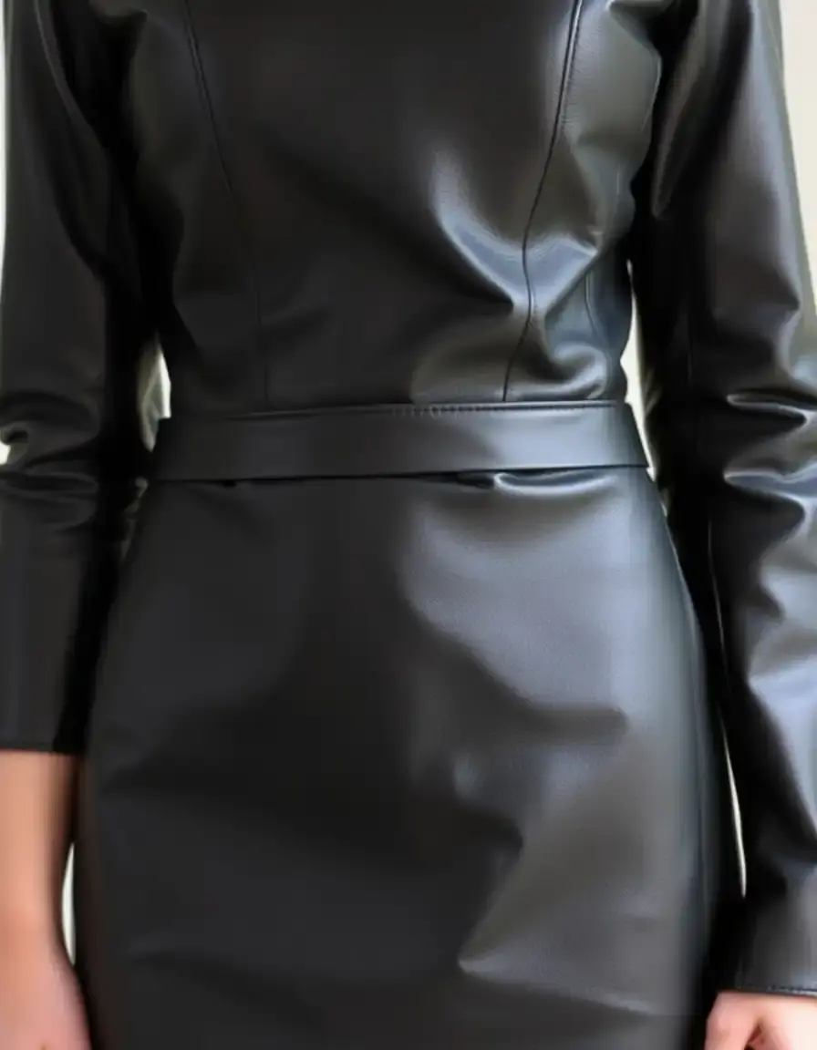 Leather Moulante Dress - Robe moulante effet cuir