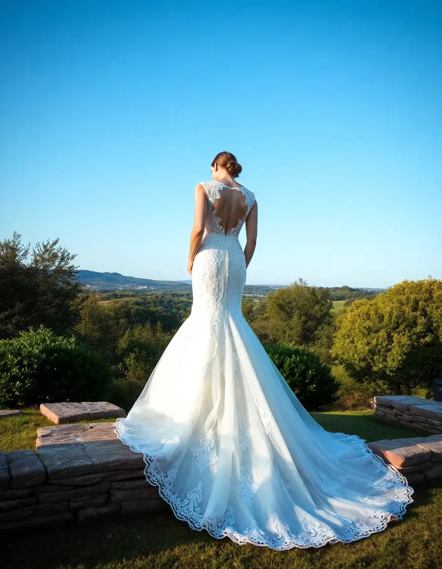 Robe de mariée sirène en dentelle