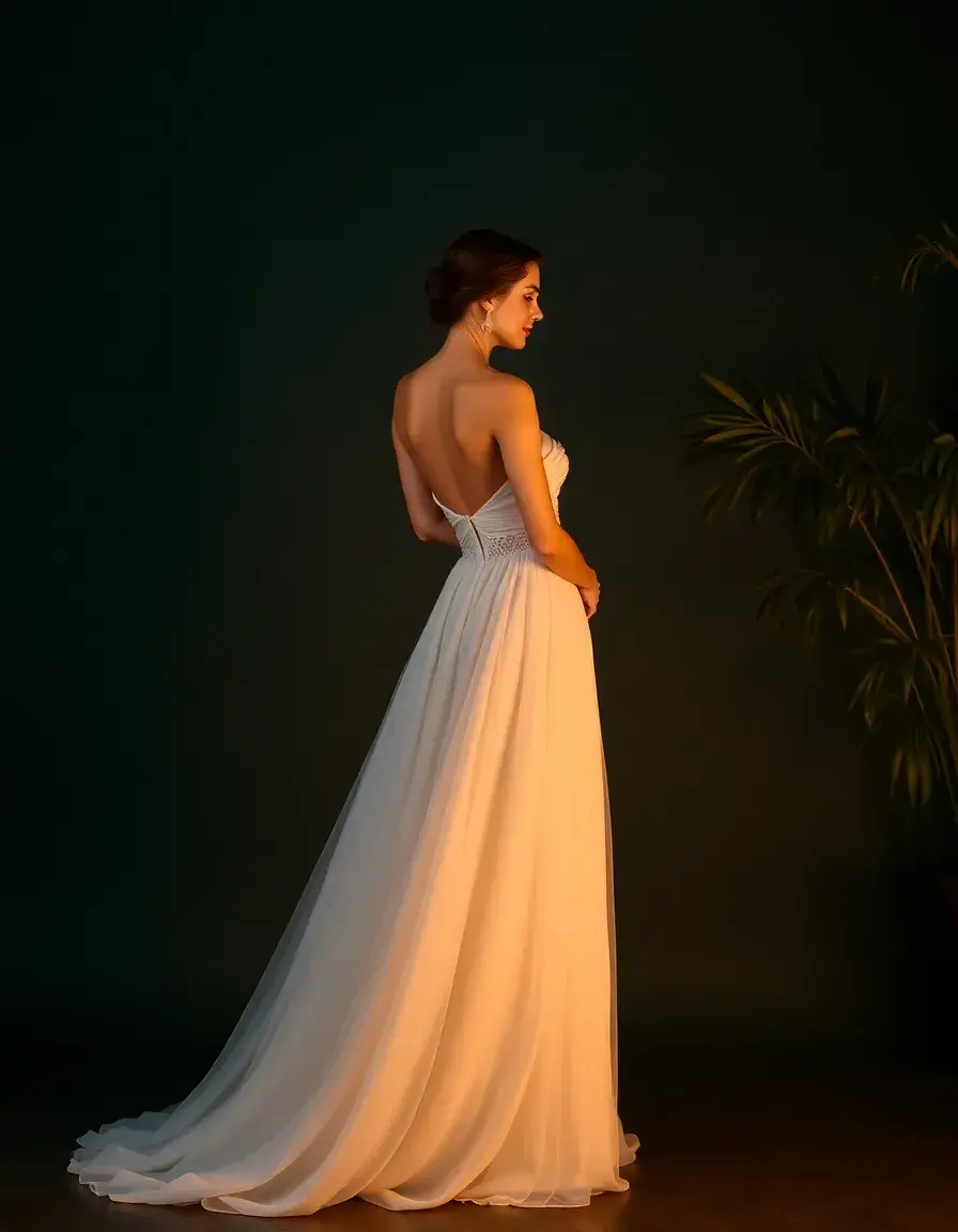 Robe sirène mariage bustier élégante