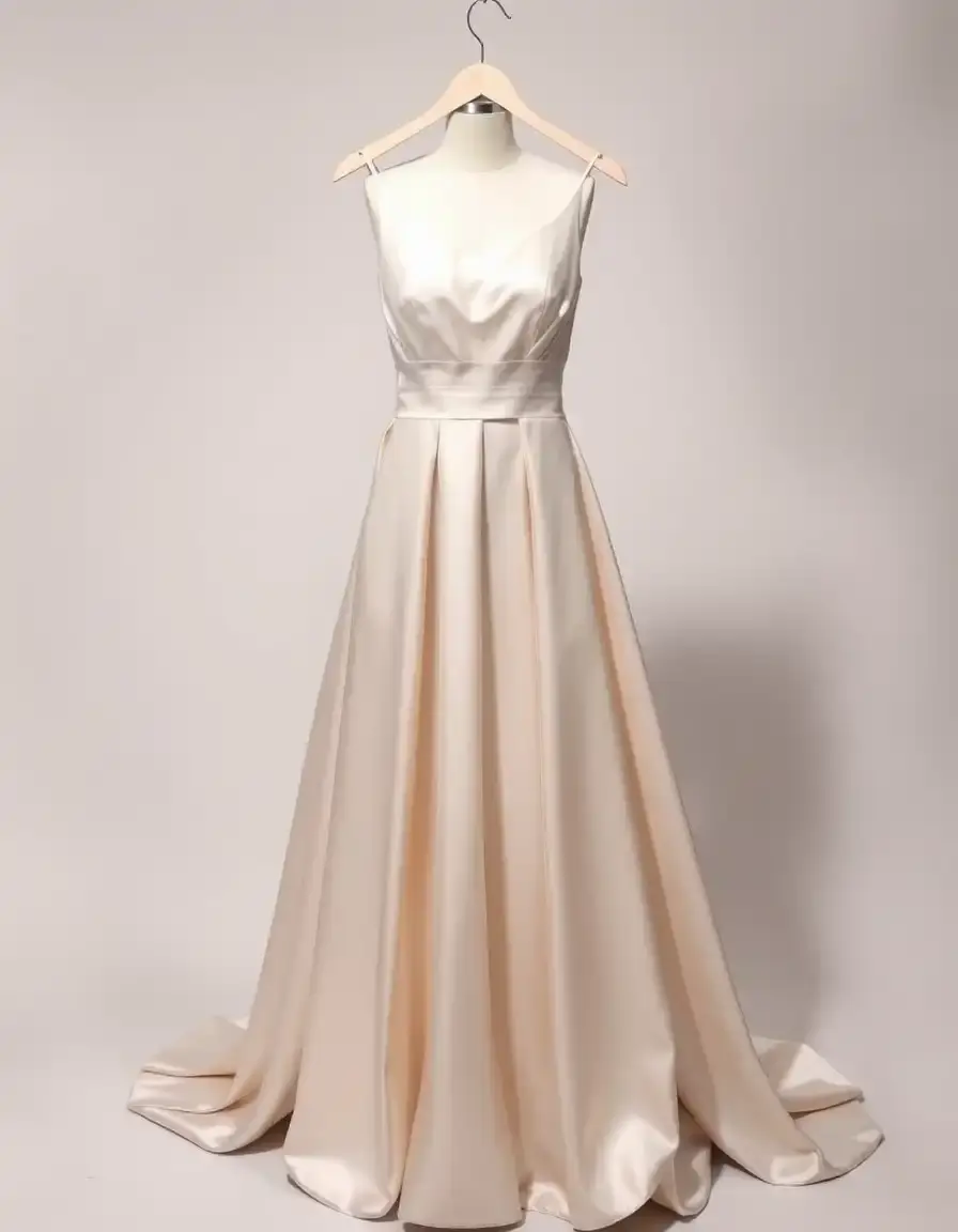 Robe de soirée mariage en satin