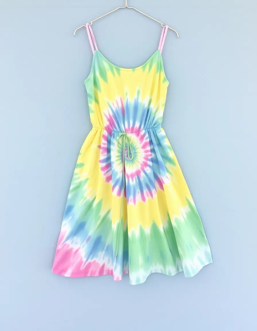 Tie Dye Summer Dress - Robe Tie Dye colorée