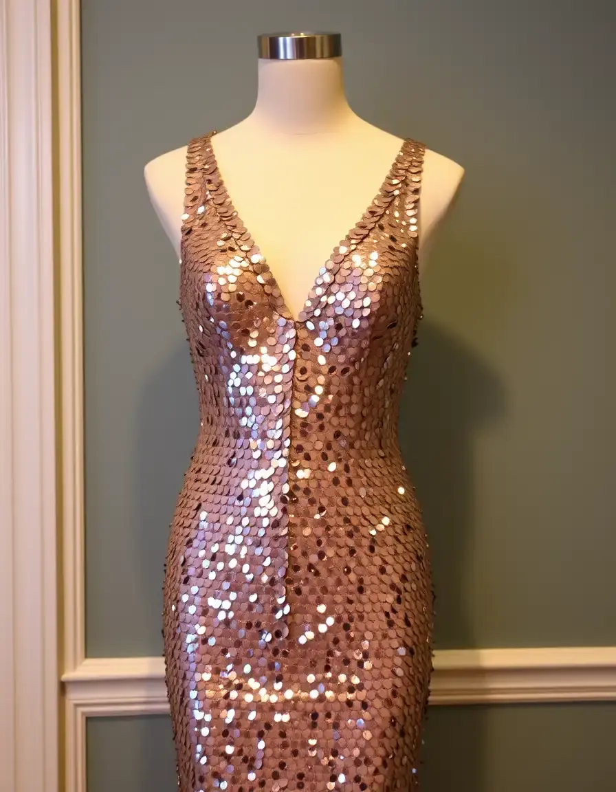 Sequin Evening Dress brillante