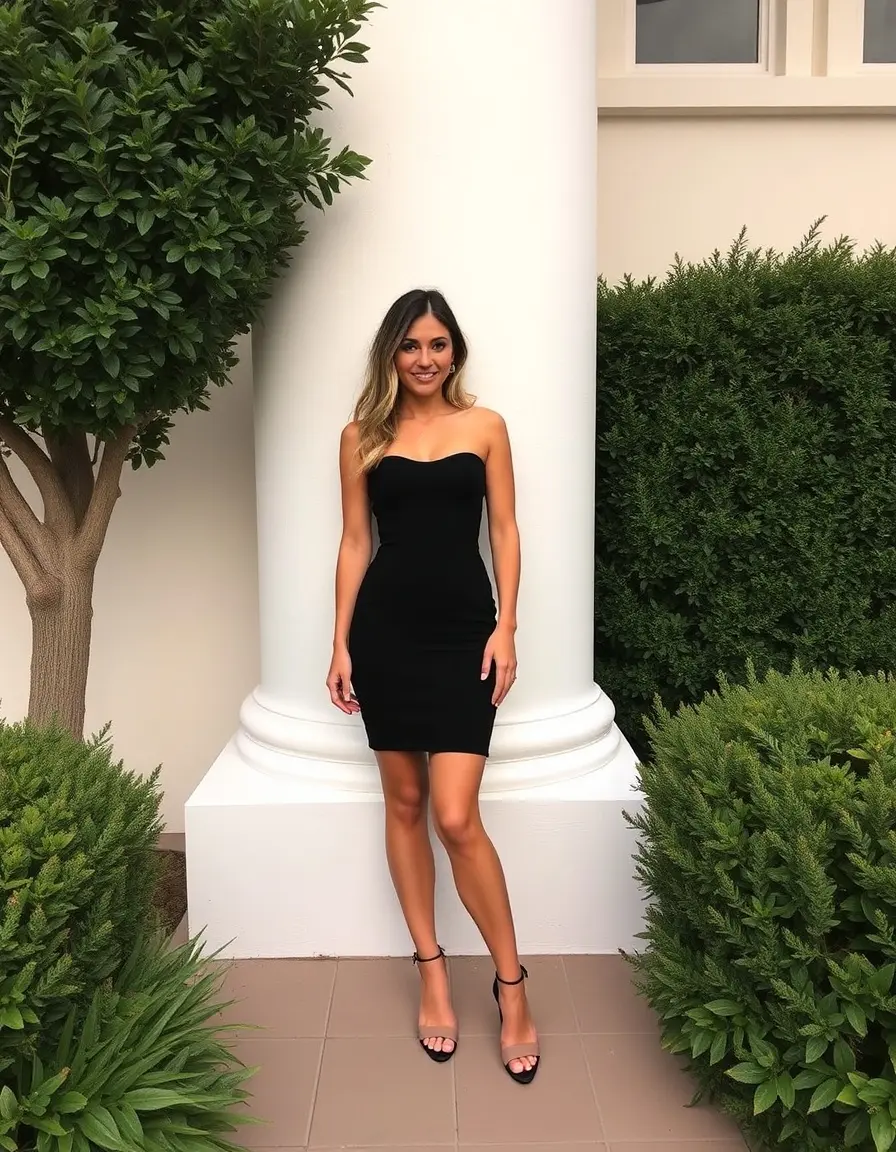Bodycon Little Black robe moulante ajustée