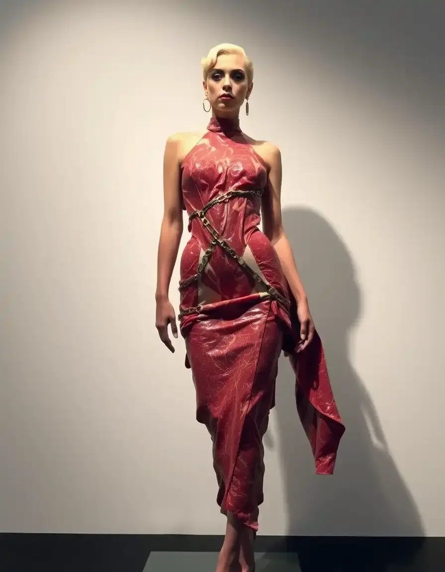 Replica Lady Gaga Meat Dress