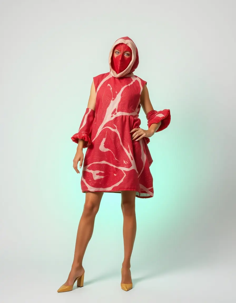 Halloween Meat Dress Costume