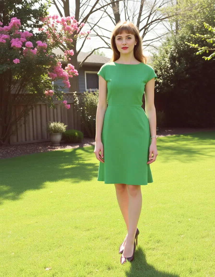 60s Shift Dress élégante et minimaliste