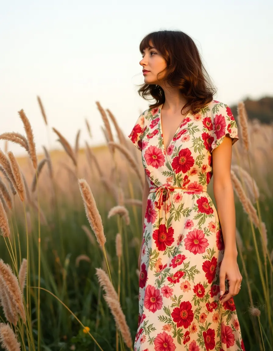 60s Flower Power Dress style hippie