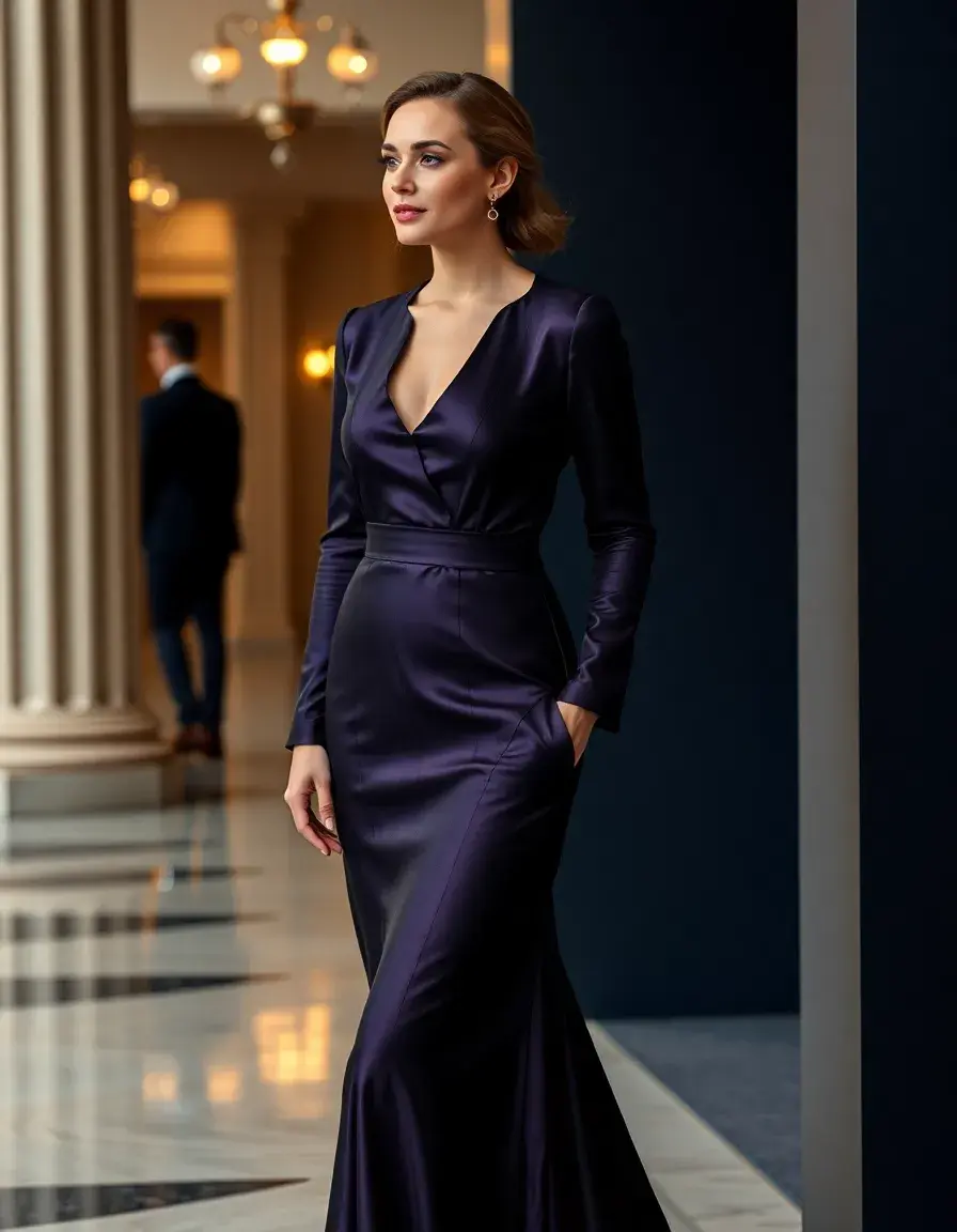 Robe d'avocat formelle structurée prestige