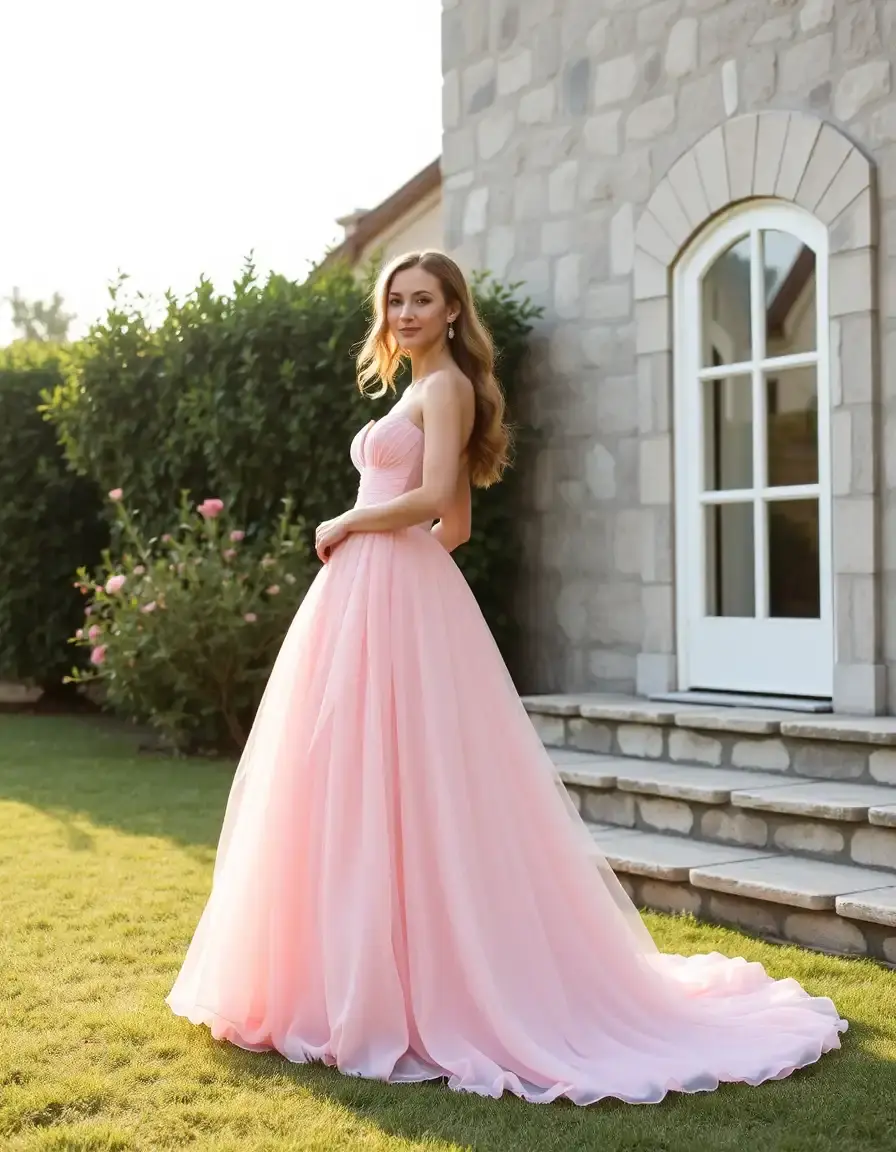 Empire Waist Bridgerton Dress pastel