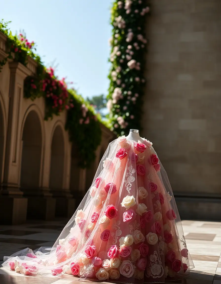 Floral Bridgerton Ball Gown fleurs