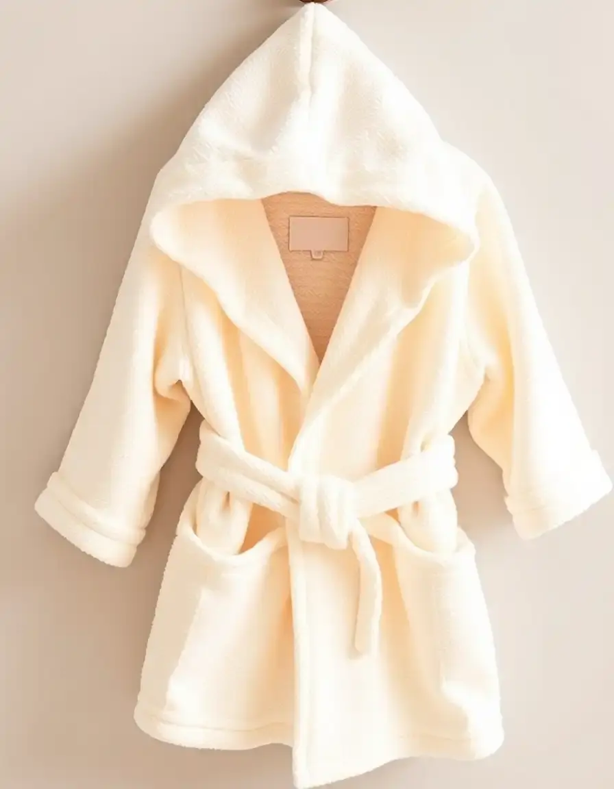 Peignoir coton enfant absorbant