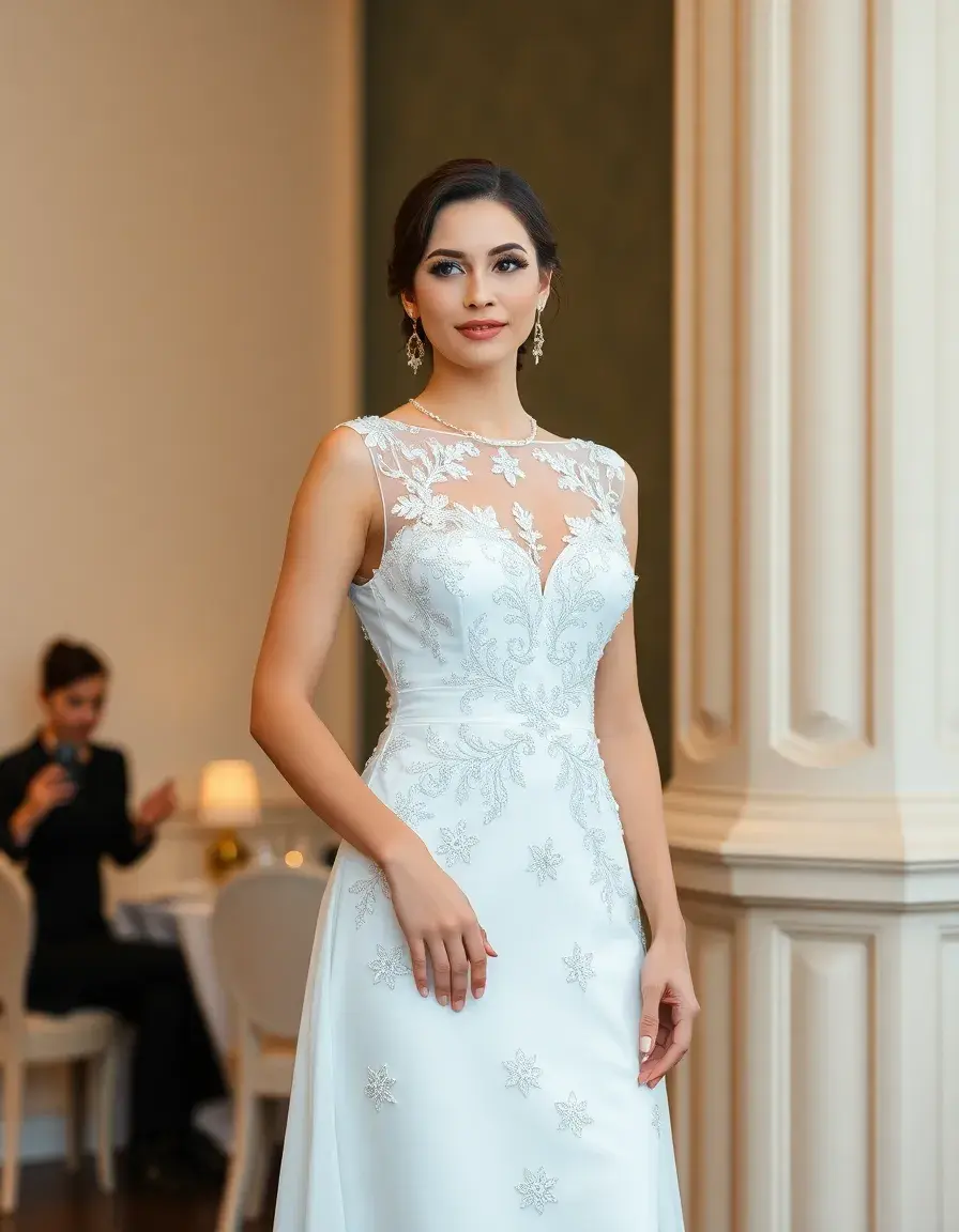 Robe de soirée élégante pour mariage