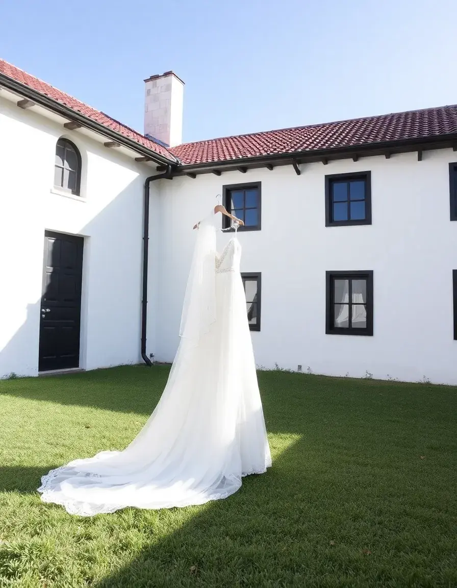 Robe de mariée blanche classique élégante
