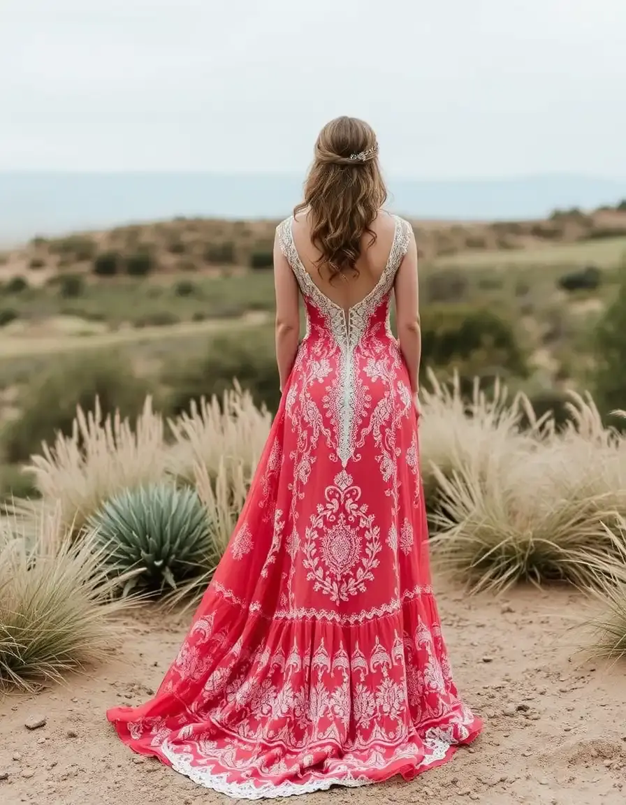 Robe de mariée style bohème chic