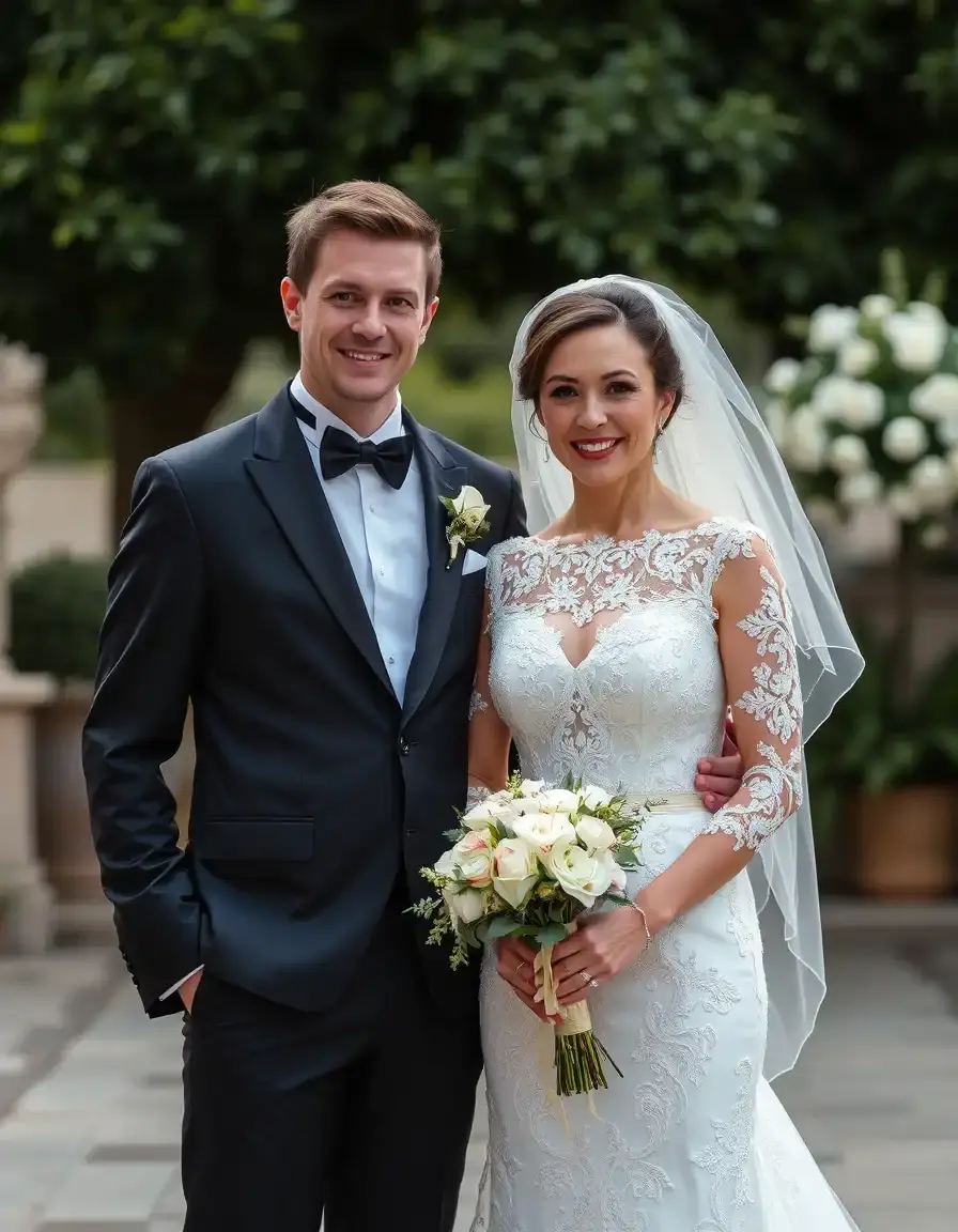 Robe de mariée moderne civil