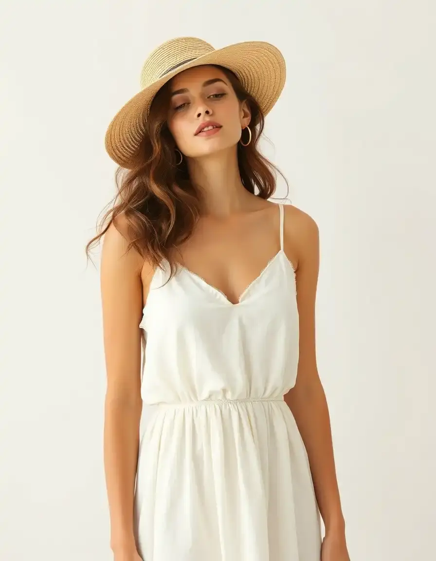 Robe d'été en lin femme