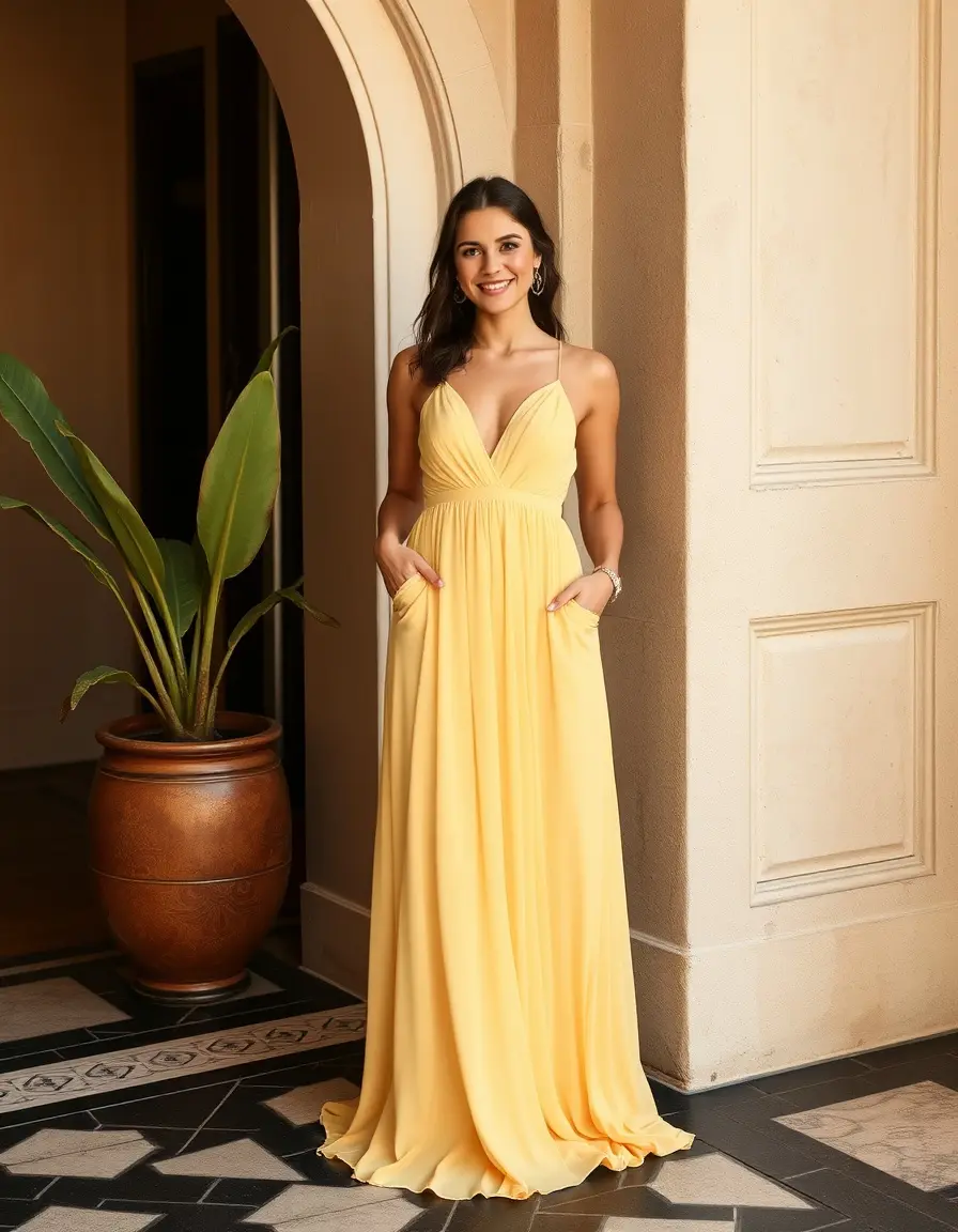 Elegant Maxi Dress habillée