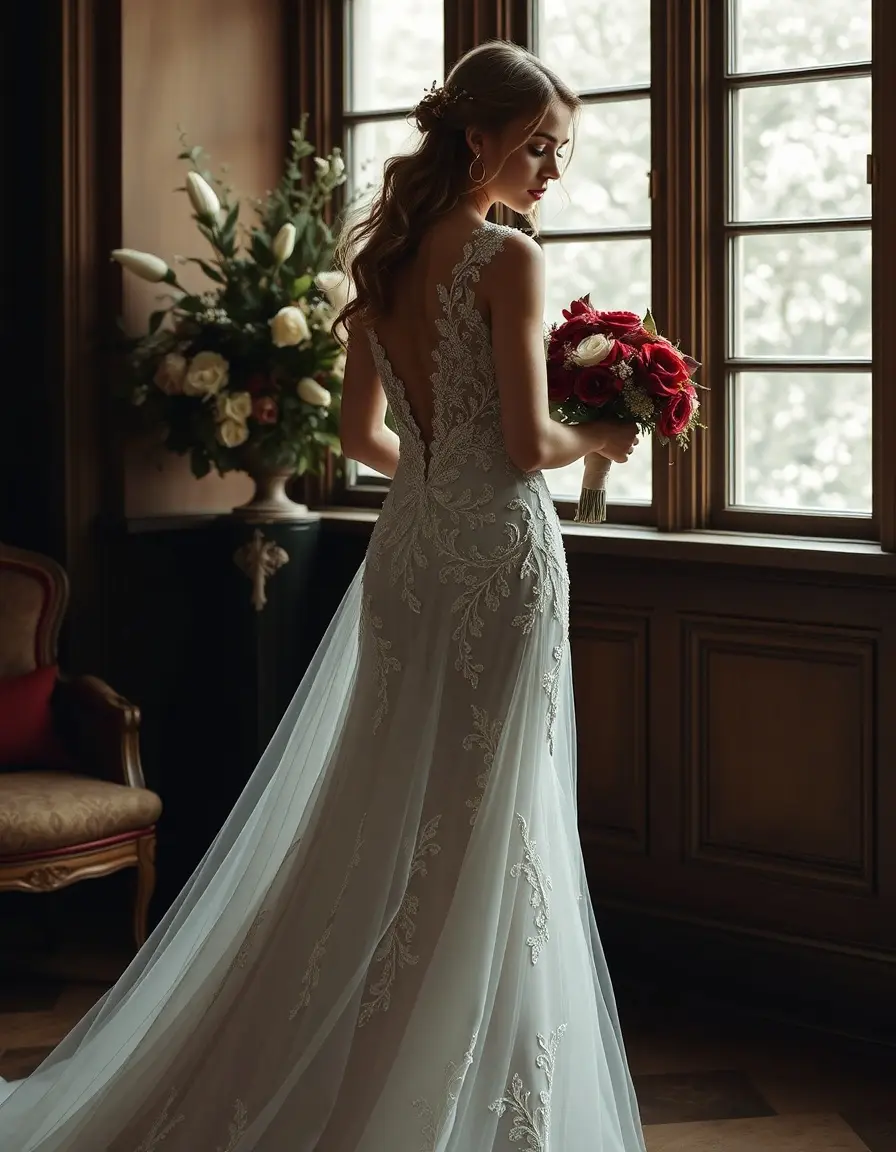 Bridal Habillée Gown - Robe de cérémonie longue