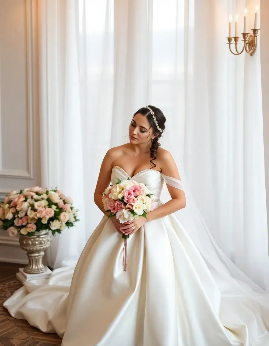 Satin Marriage Habillée - Robe en satin fluide