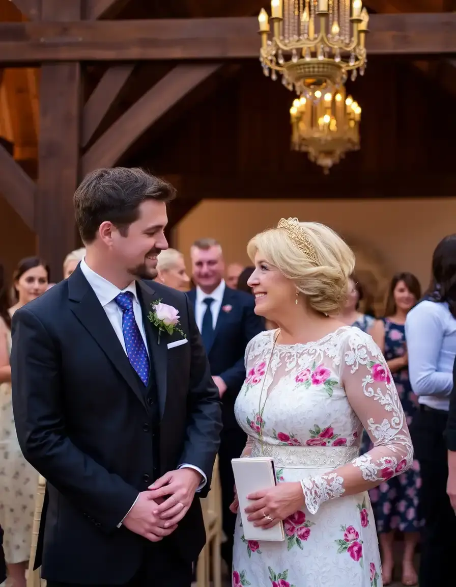 Robe invité mariage fleurie romantique