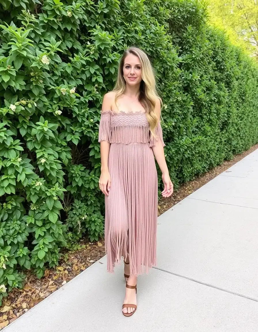 Fringe Boho Long - Robe longue bohème à franges