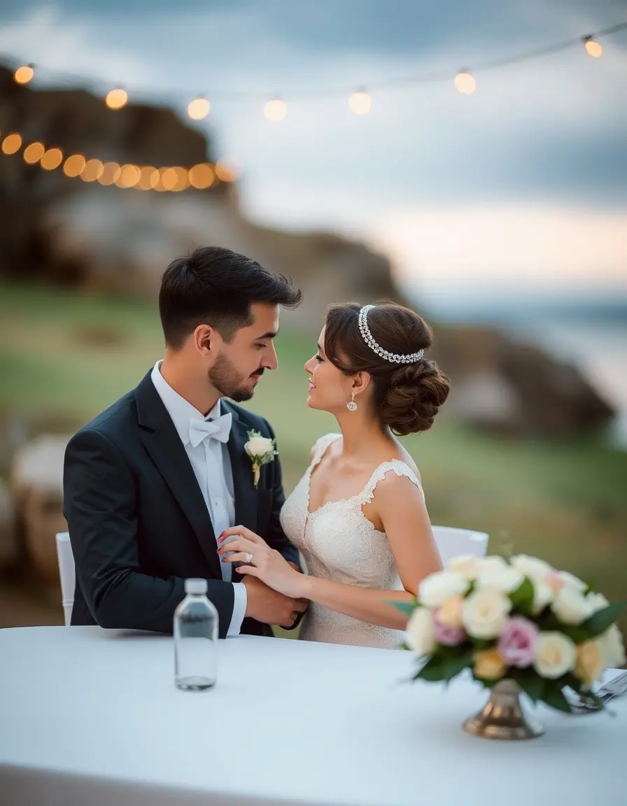 Mini robe de mariée moderne et courte