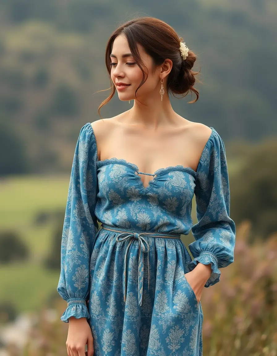 Robe de mariée longueur thé style vintage