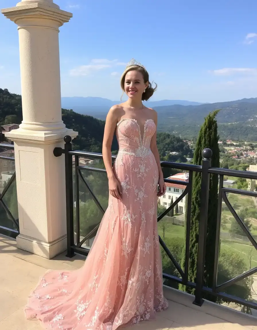 Robe mariée princesse avec perles et cristaux
