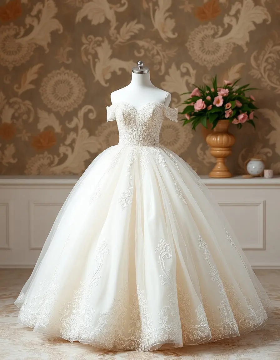 Robe de mariée princesse élégante et classique