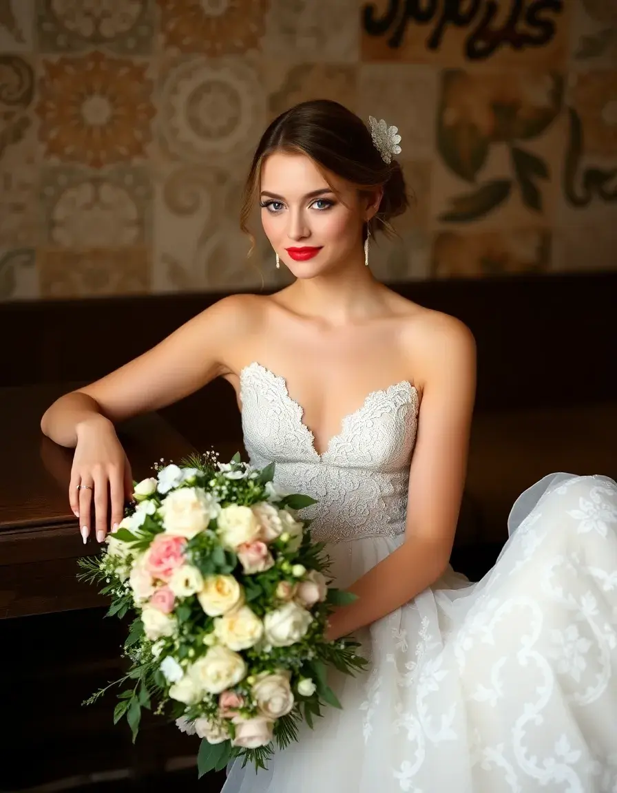 Robe mariée courte style bohème