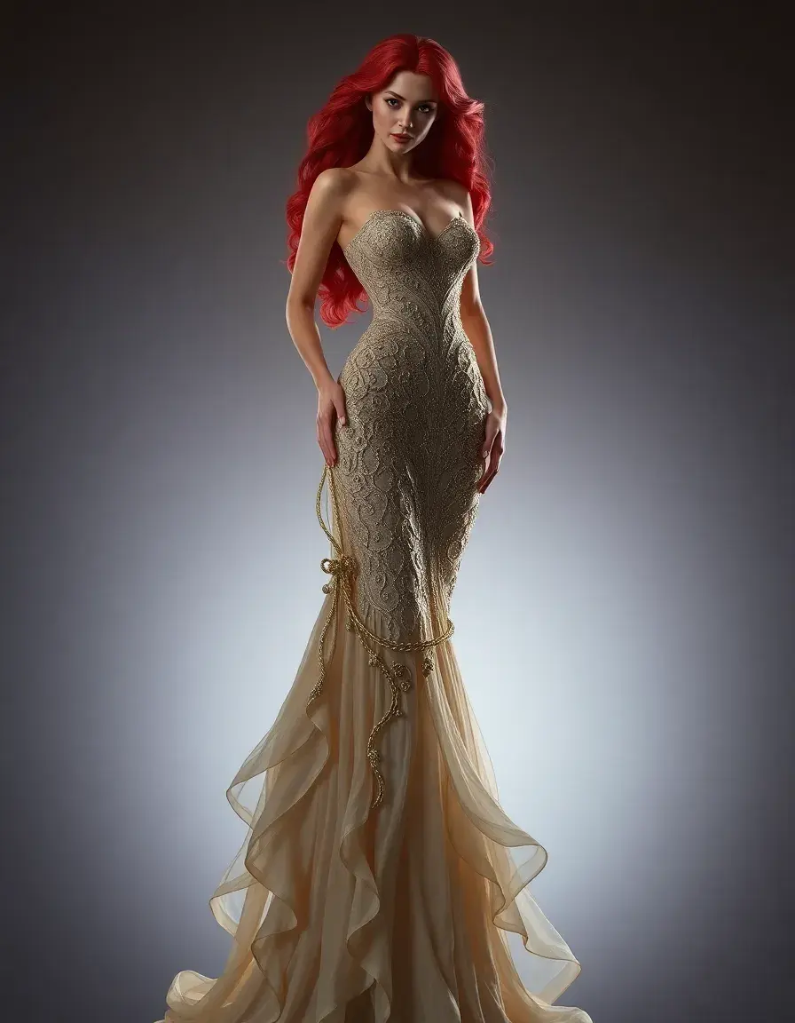 Robe mariée sirène moulante blanche