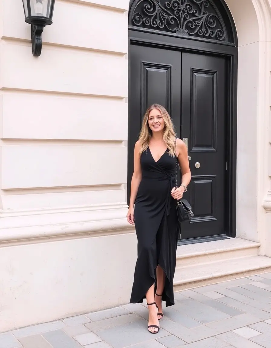 Wrap Midi Dress - Robe portefeuille mi-longue