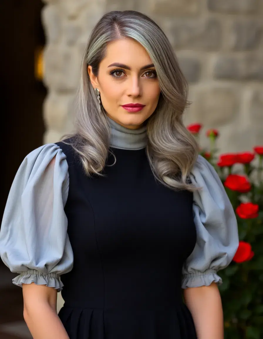 Grey Moulée Dress