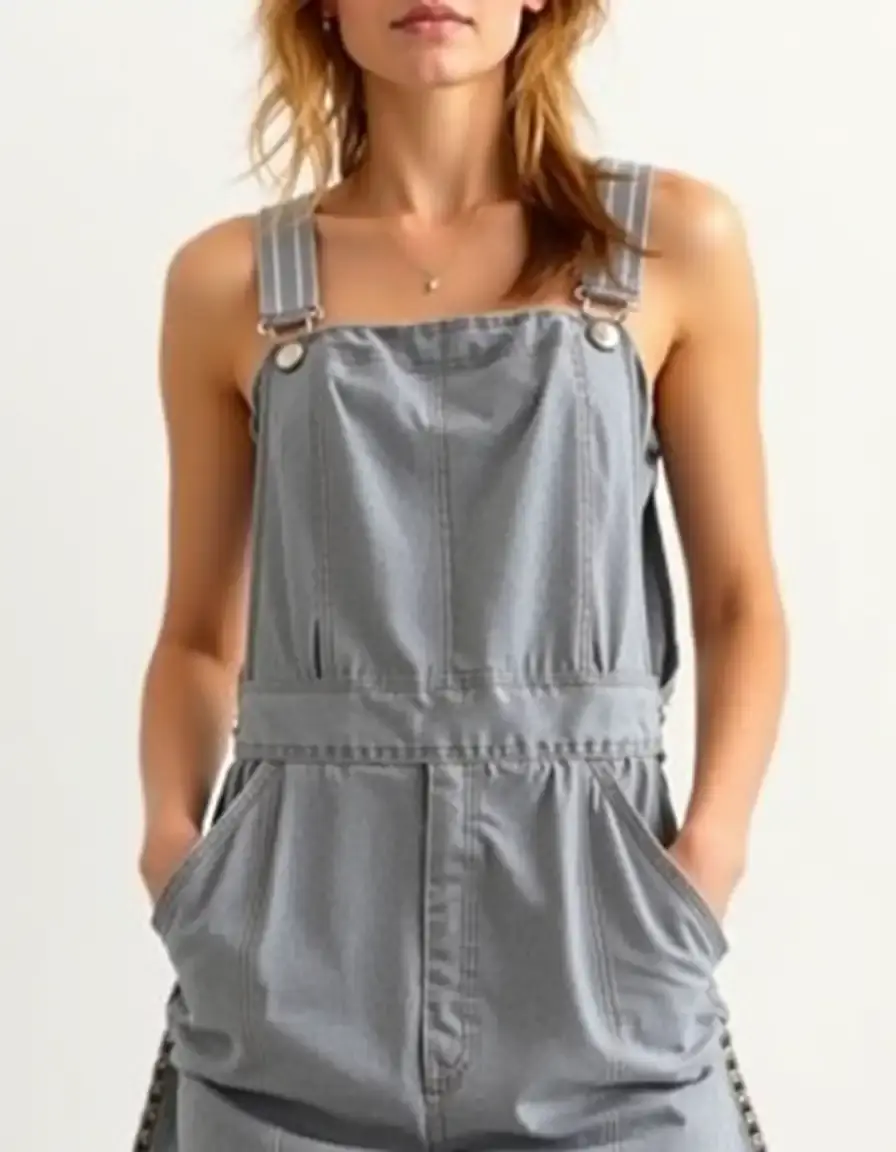 Robe salopette courte d'été