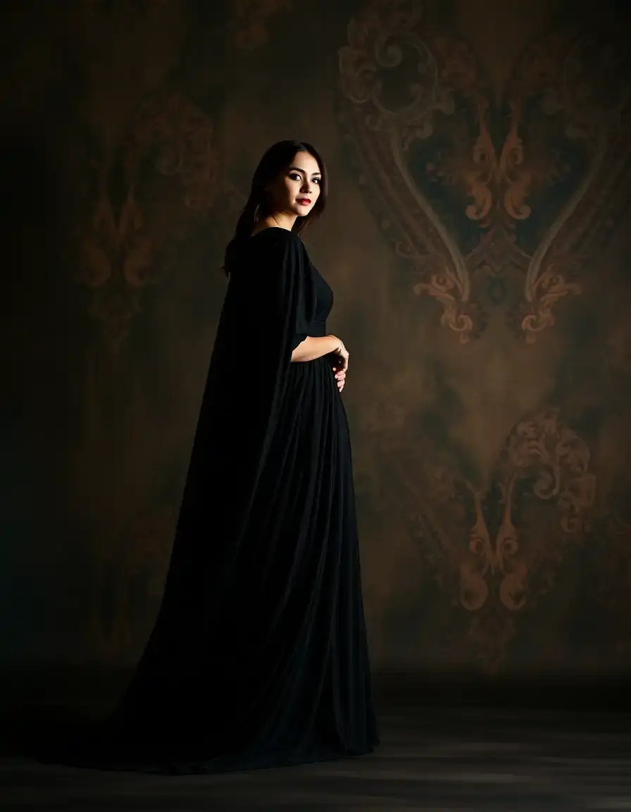 Robe Long Witness Gown majestueuse