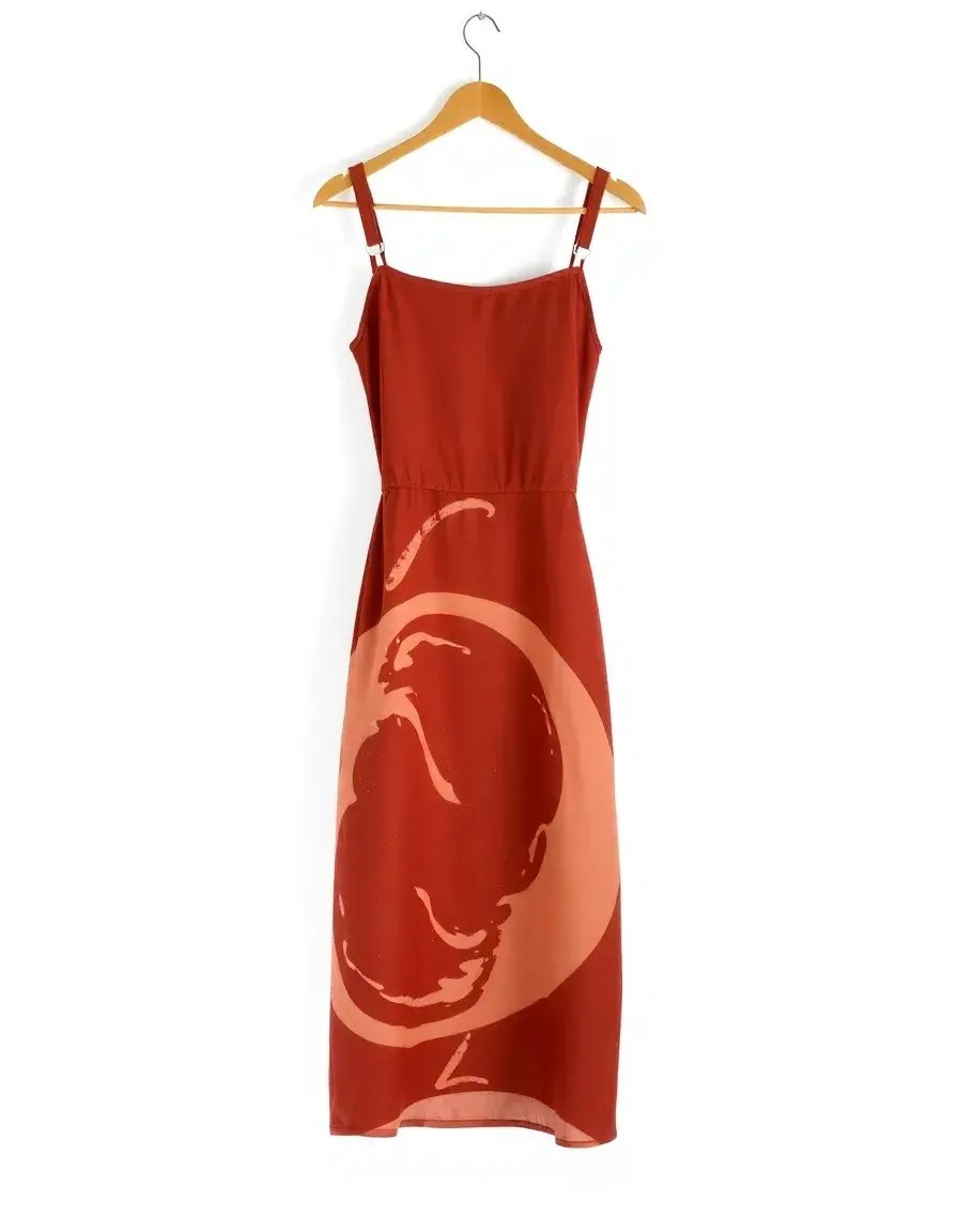 robe imprimé viande rouge artistique