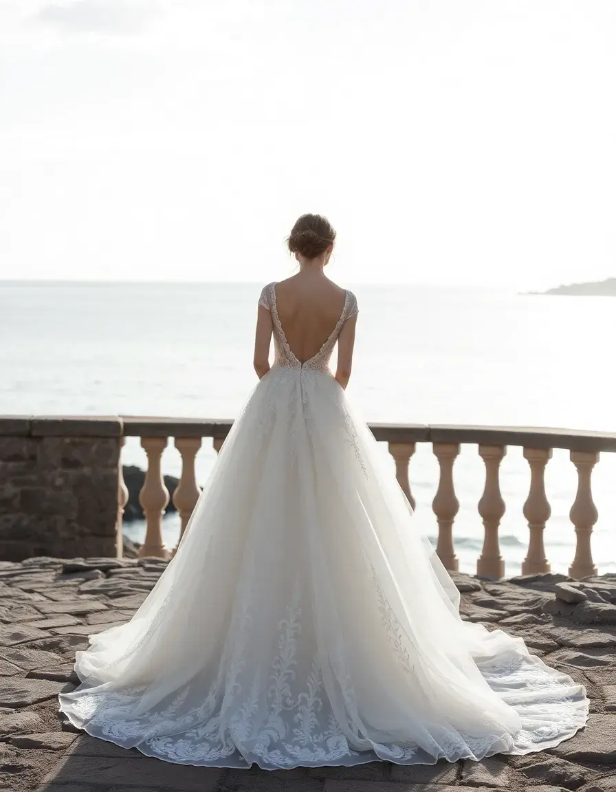 Lace Des Maries Gown - Robe en dentelle pour mariage