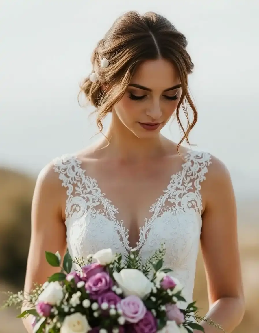 Robe de mariée blanche élégante